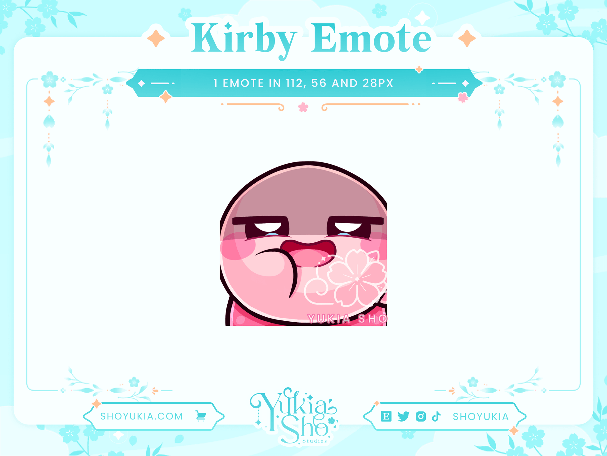 Kirby Emotes - Yukia Sho Studios Ltd.