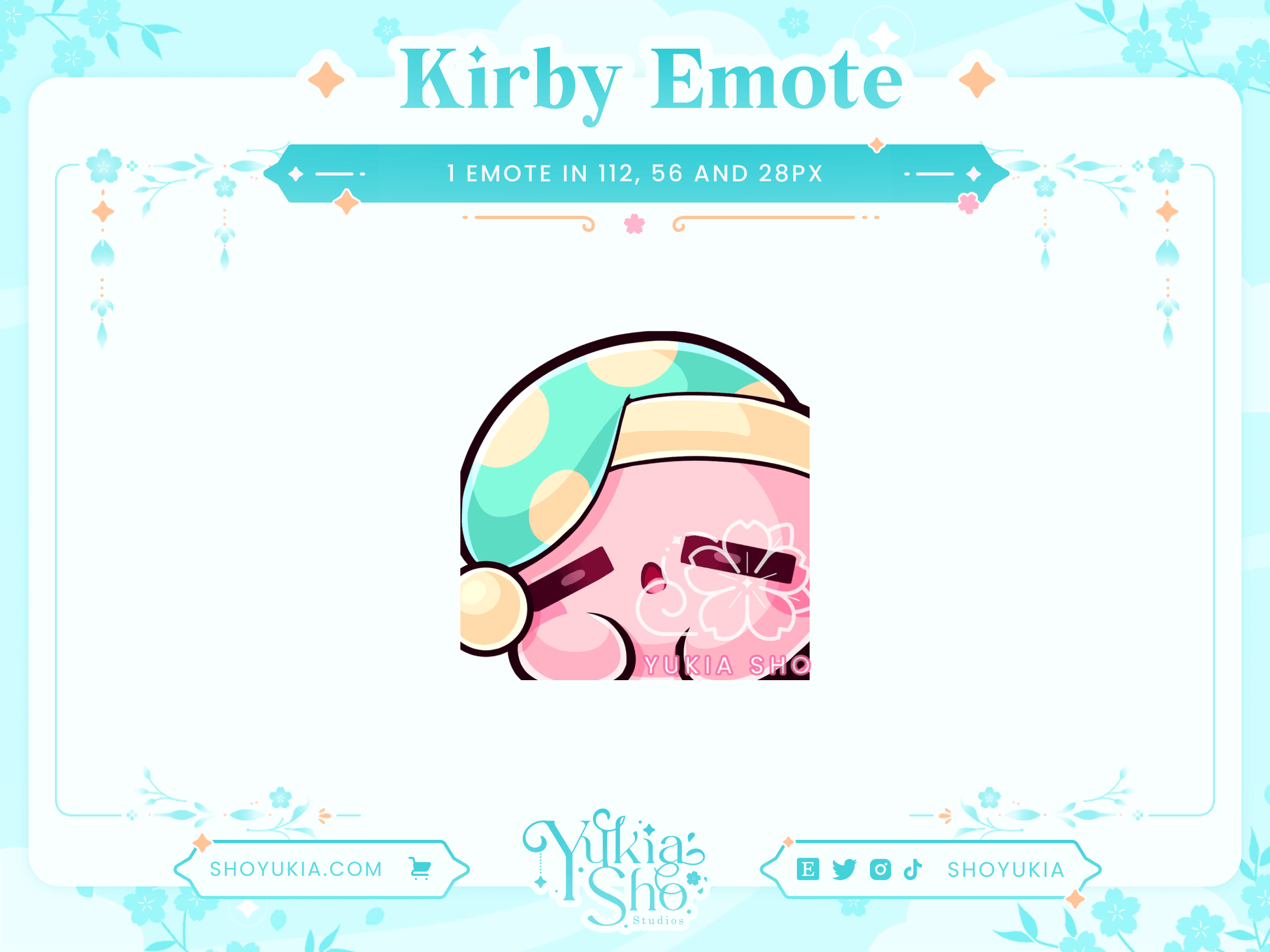 Kirby Emotes - Yukia Sho Studios Ltd.