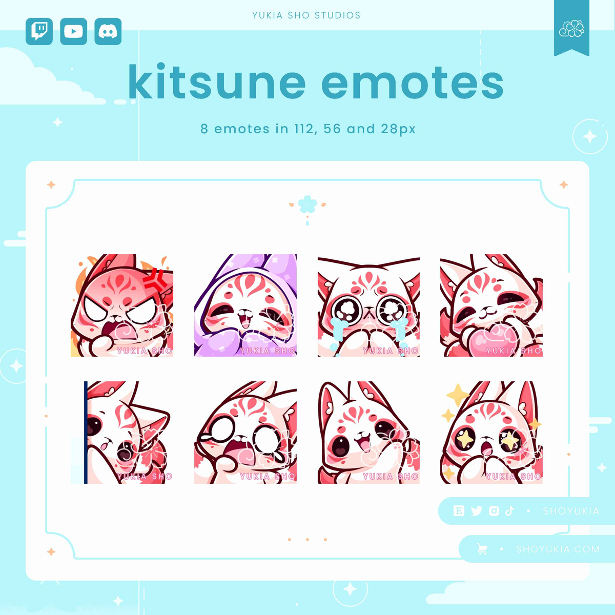 Kitsune Emotes
