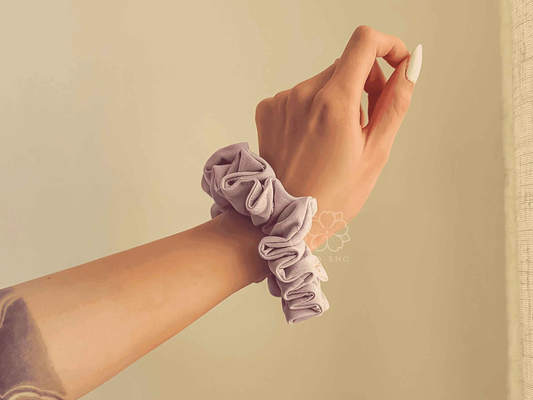 Lavender Mini Scrunchie