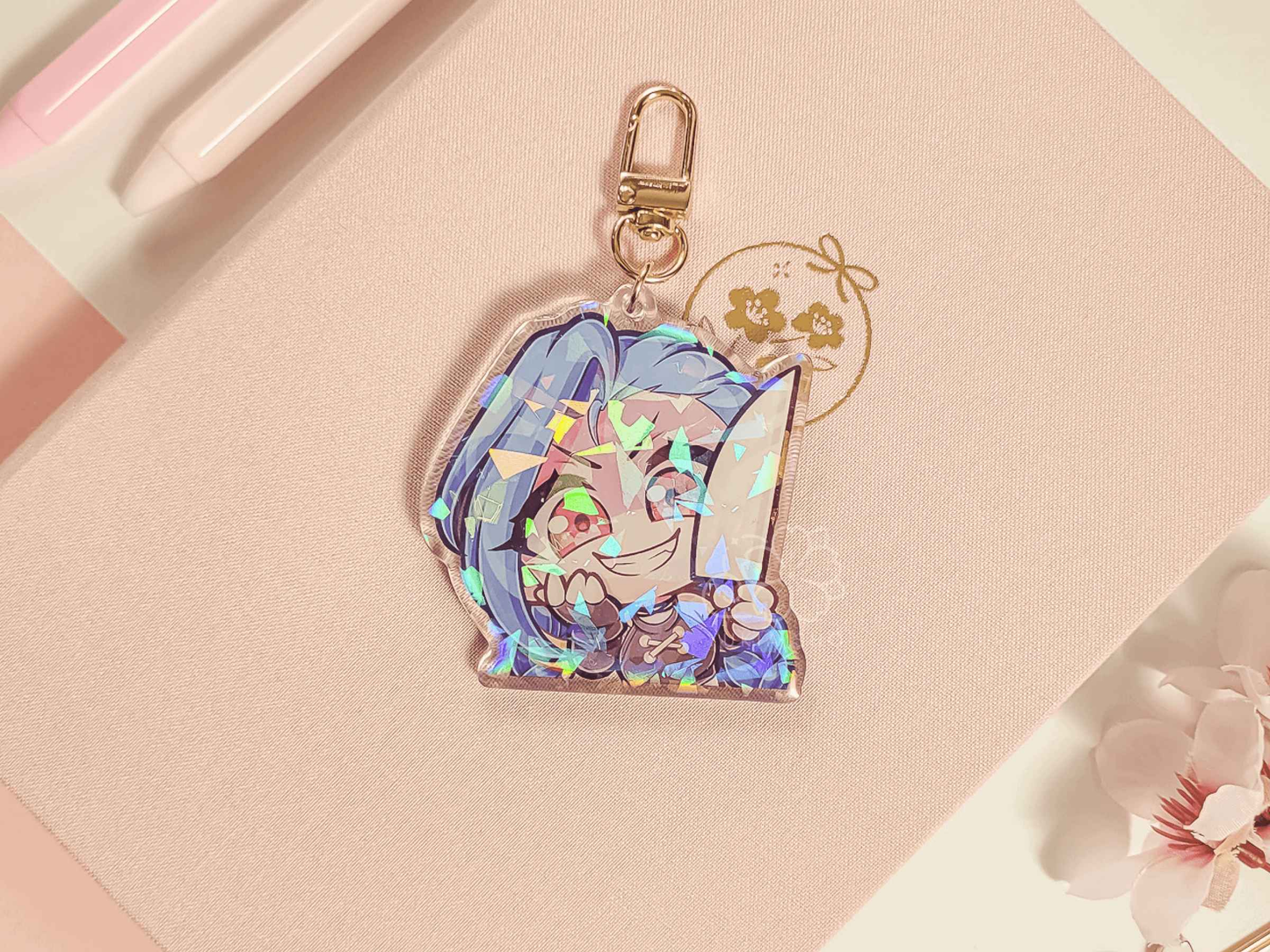 League of Legends Jinx 2.5" Acrylic Keychain Charm