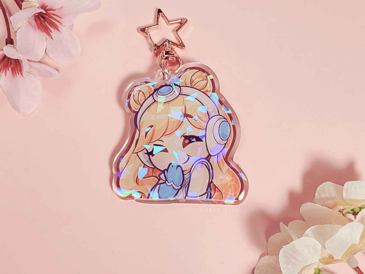 League of Legends Lux Hehe 2.5" Acrylic Keychain Charm