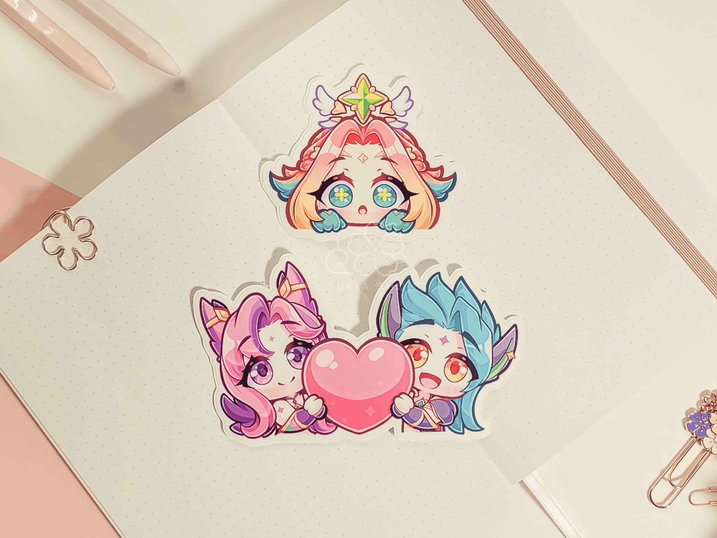 League of Legends Star Guardian (Set 2) 3" Vinyl Stickers
