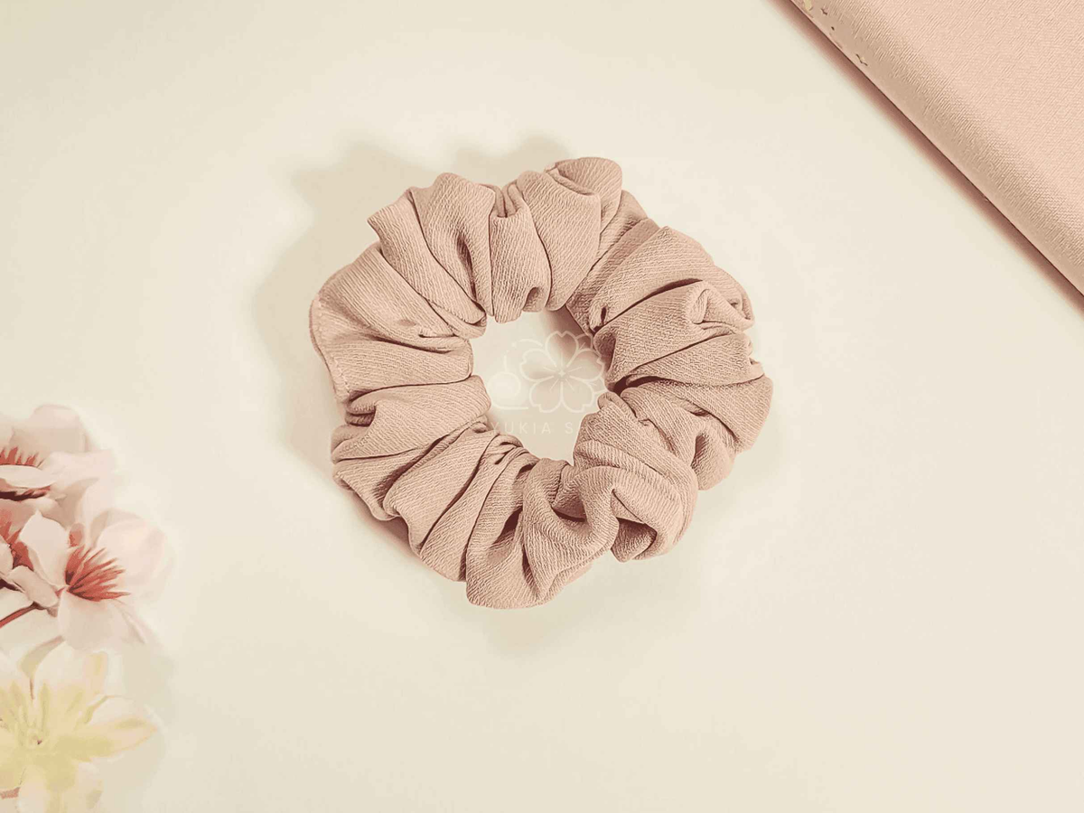Nude Mini Scrunchie