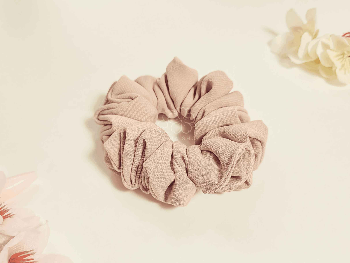 Nude Mini Scrunchie