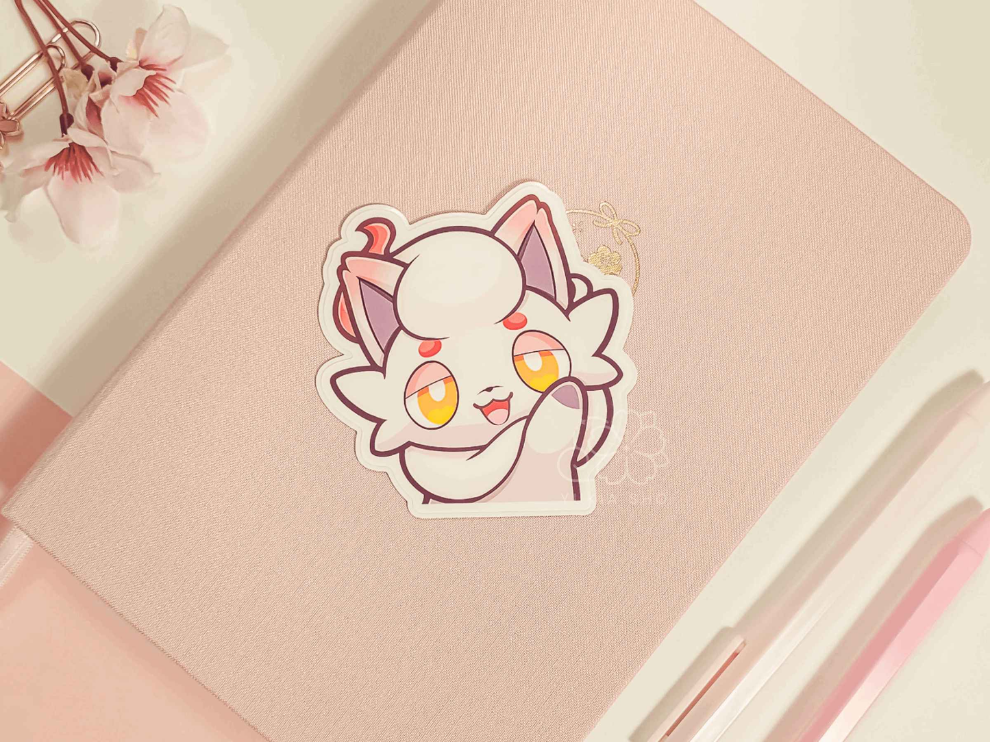 PKMN Hisuian Zoru Starter 3" Vinyl Stickers