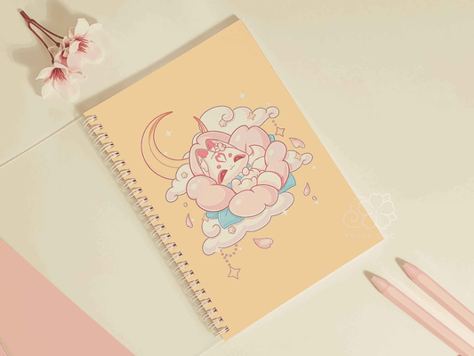 Sakura Kitsune A5 Reusable Sticker Book