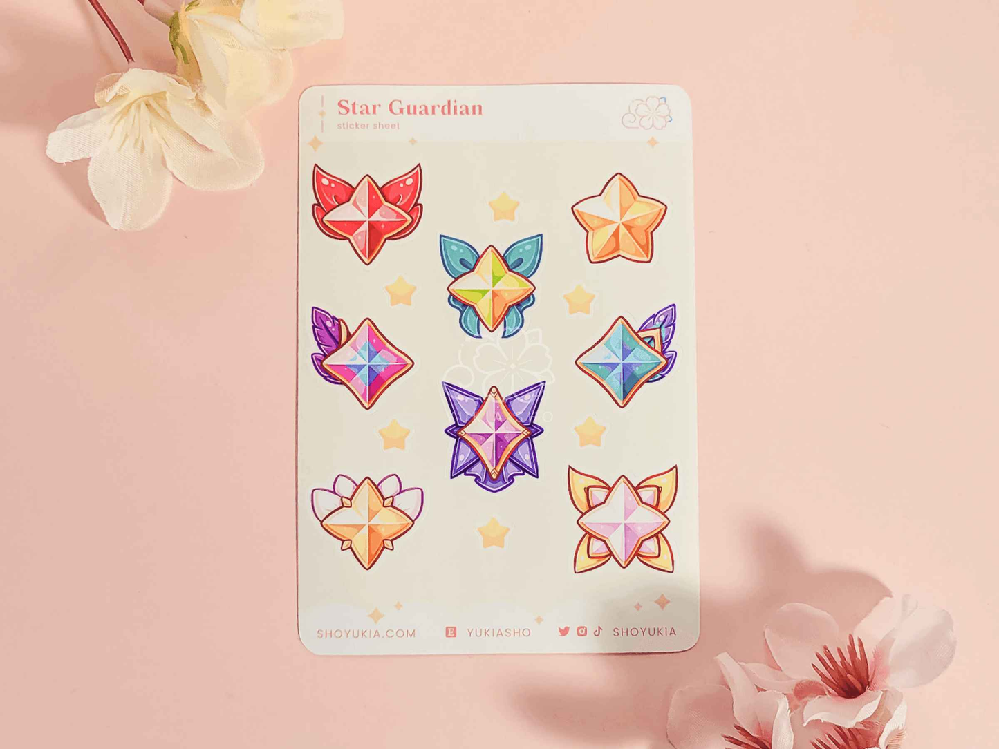 Star Guardian Emblems (Set 2) Mini Sticker Sheet