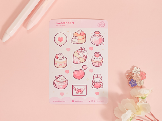 Sweetheart Mini Sticker Sheet
