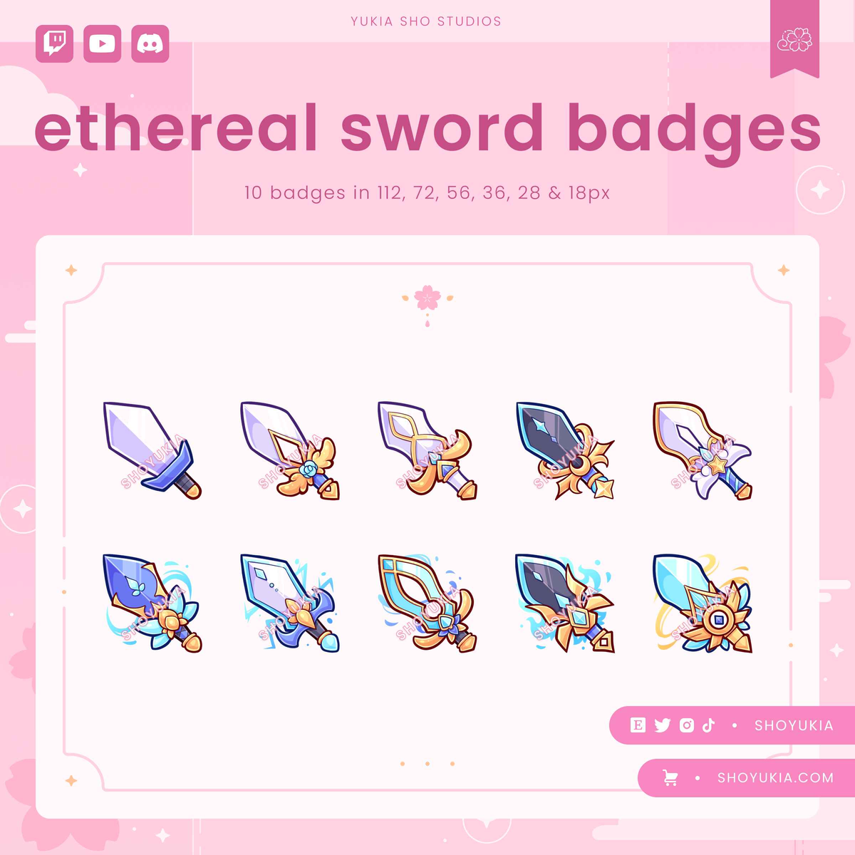 Ethereal Sword Sub Badges
