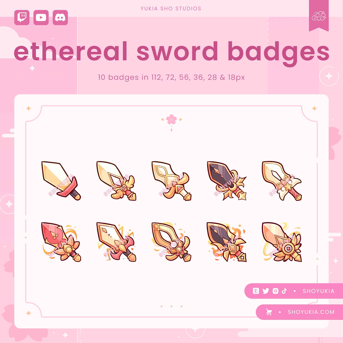 Ethereal Sword Sub Badges