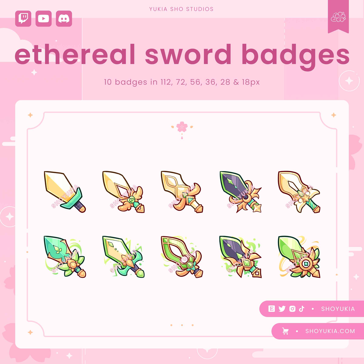 Ethereal Sword Sub Badges