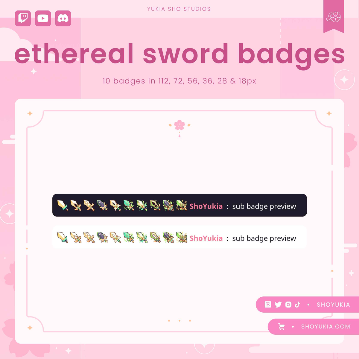 Ethereal Sword Sub Badges