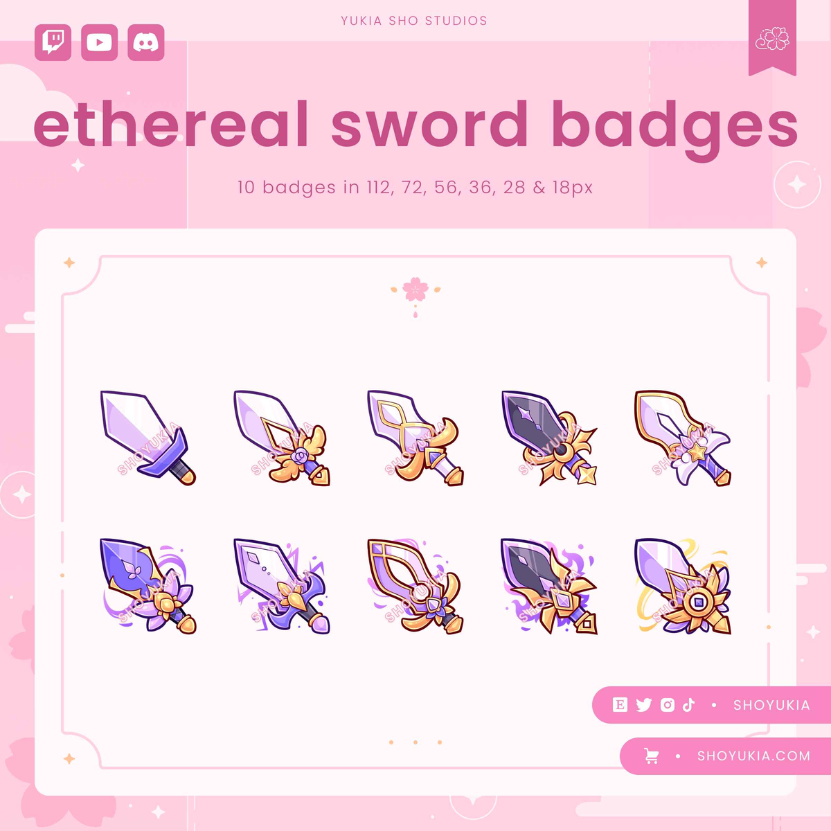 Ethereal Sword Sub Badges
