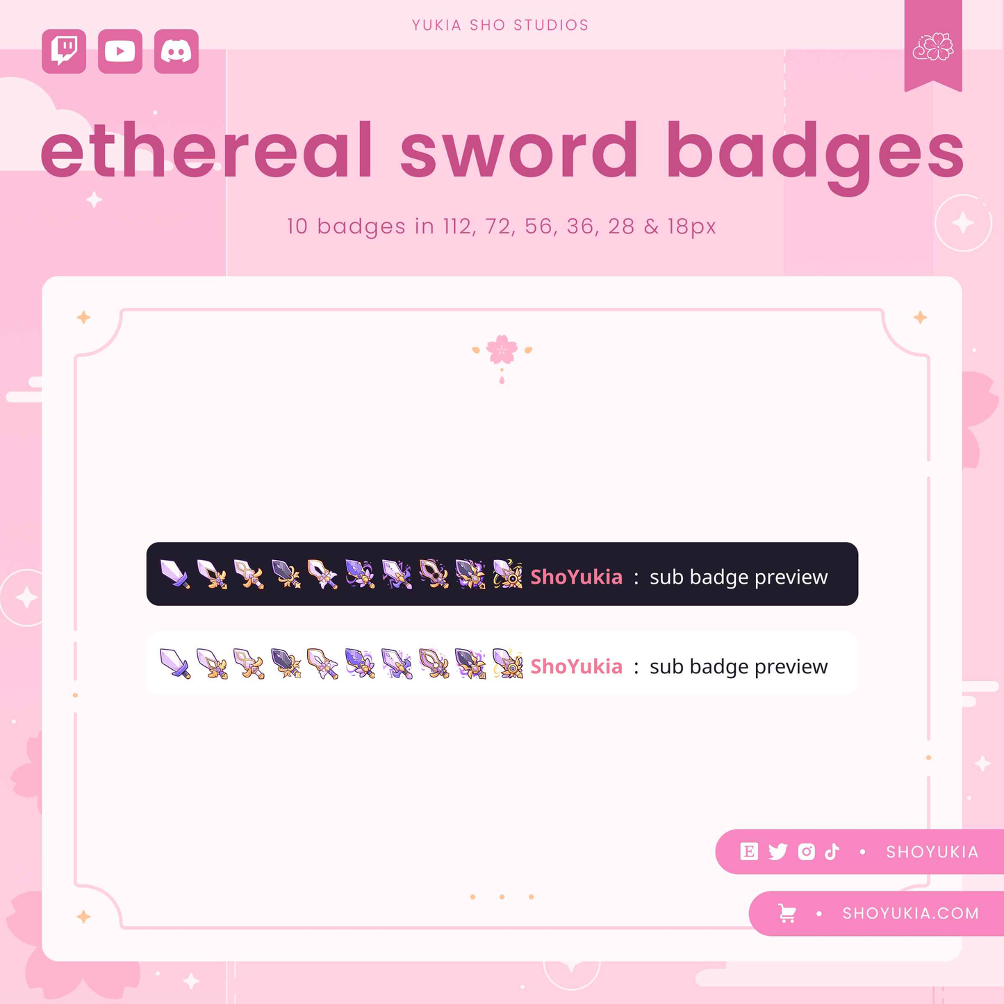 Ethereal Sword Sub Badges
