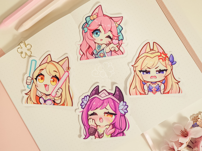 LoL Ahri 3" Vinyl Stickers