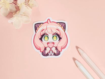 SxF Anya 3" Vinyl Stickers