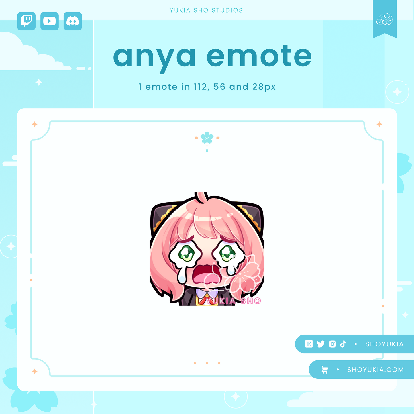 Genshin Impact Ayaka Emotes for Twitch/Discord