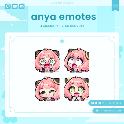 Genshin Impact Ayaka Emotes for Twitch/Discord