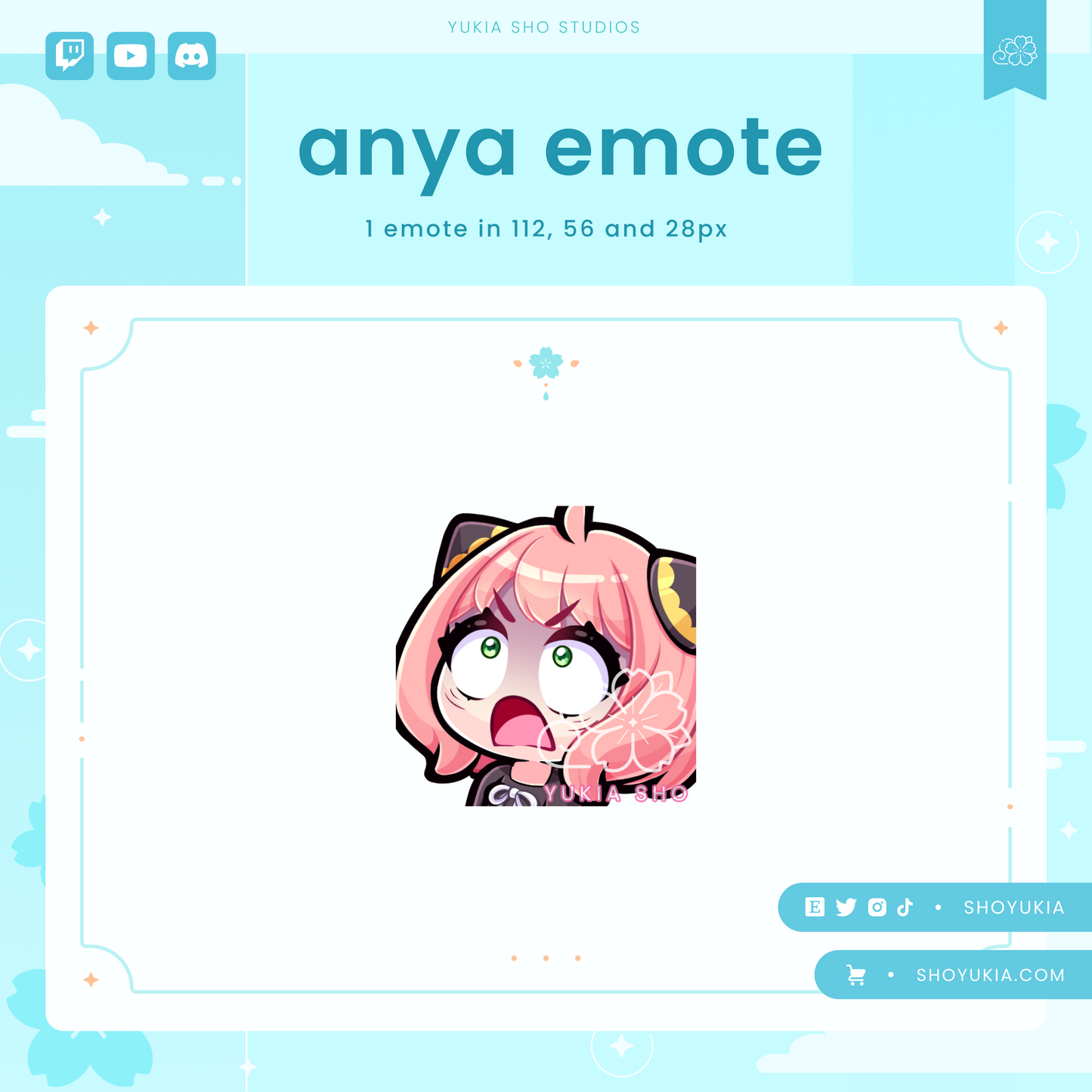 Genshin Impact Ayaka Emotes for Twitch/Discord