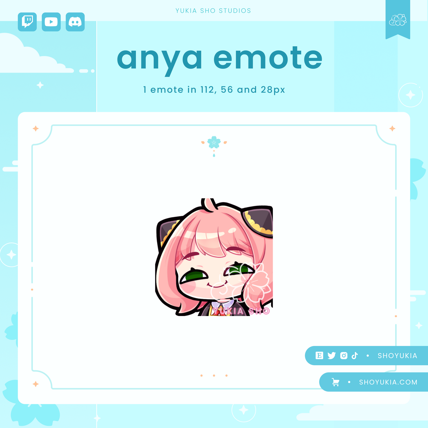 Genshin Impact Ayaka Emotes for Twitch/Discord