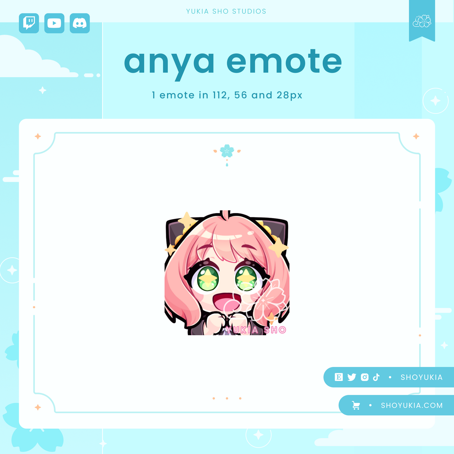 Genshin Impact Ayaka Emotes for Twitch/Discord