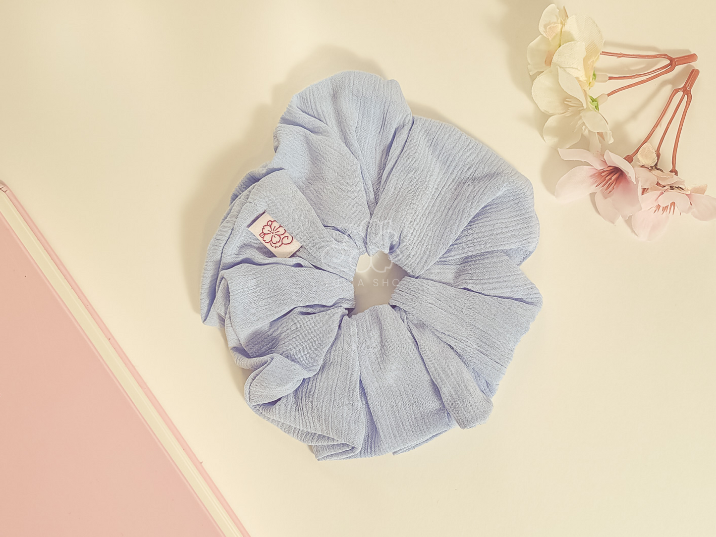 Azure Fluffy XXL Scrunchie