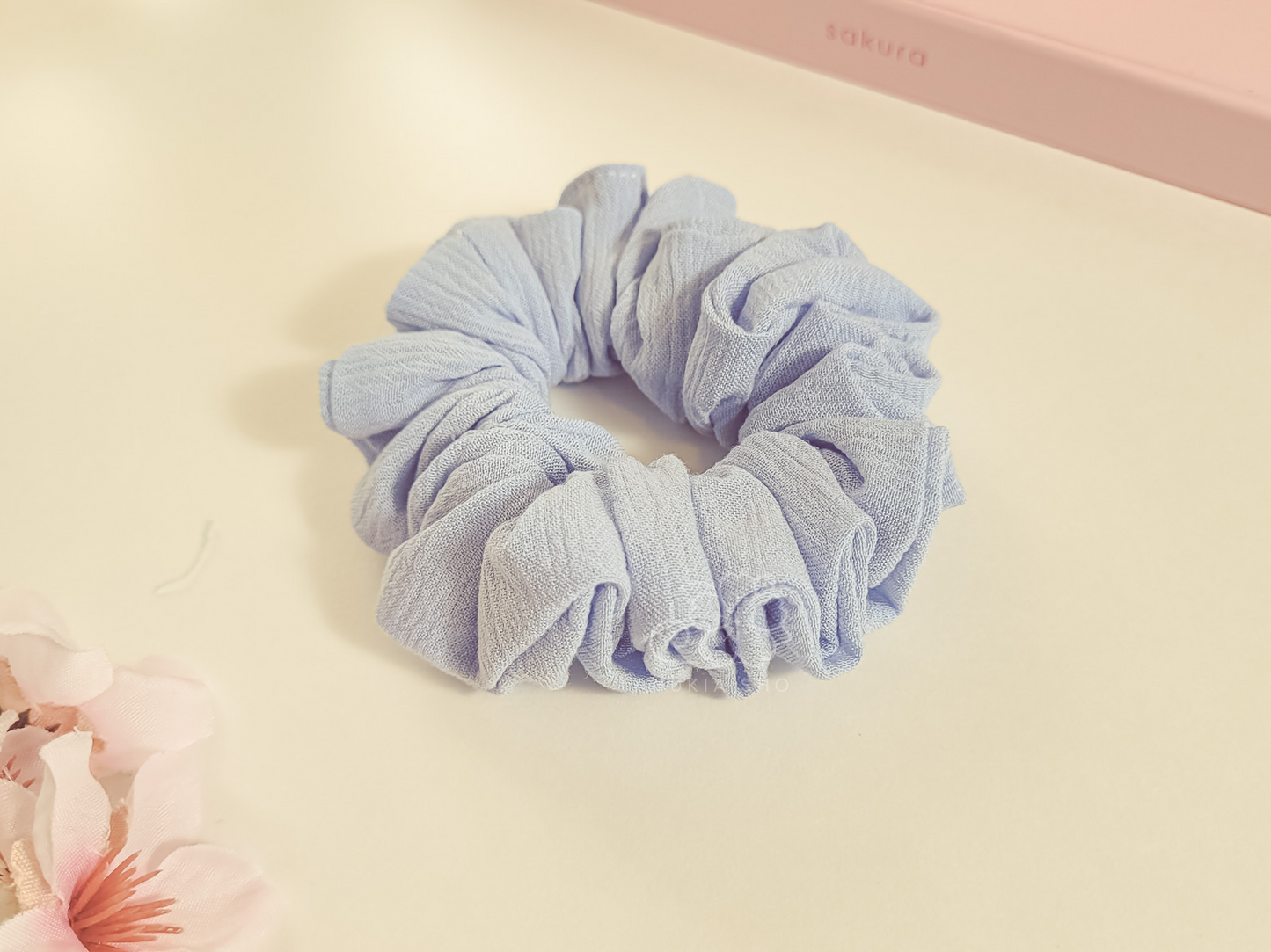 Azure Mini Scrunchie