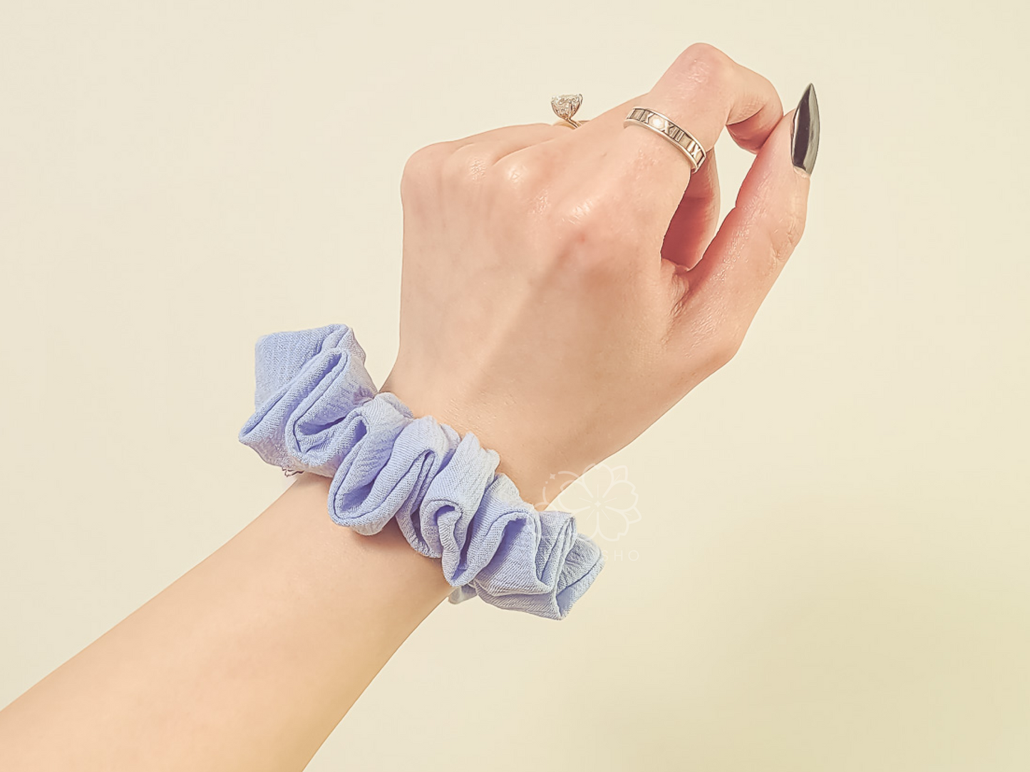 Azure Mini Scrunchie