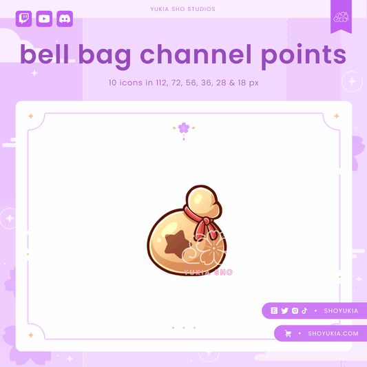 Animal Crossing Bell Bag Channel Points