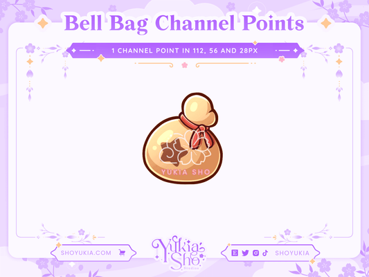 Animal Crossing Bell Bag Channel Points