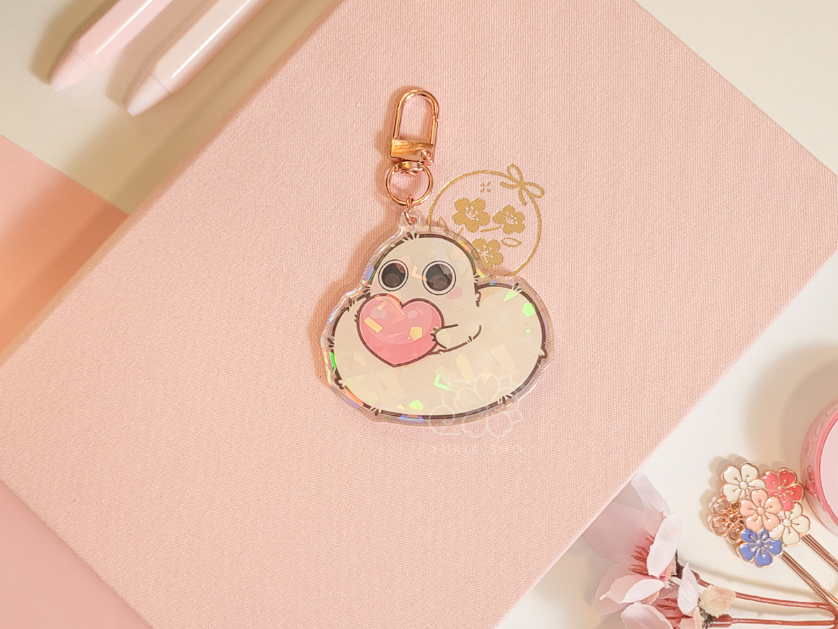 WHA Brushie Acrylic Keychain Charm