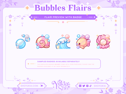 Bubbles Twitch Badge Flair