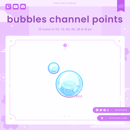 Bubbles Channel Points