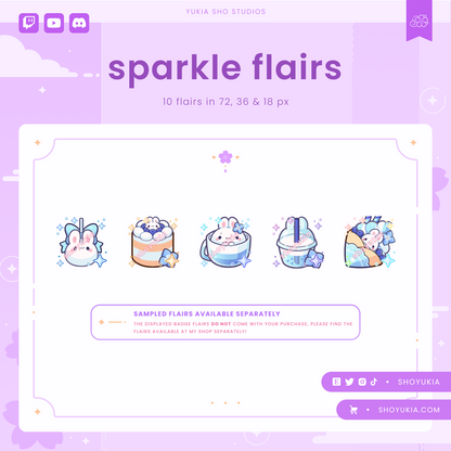Bunny Bakery Sub Badges
