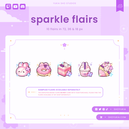 Bunny Bakery Sub Badges