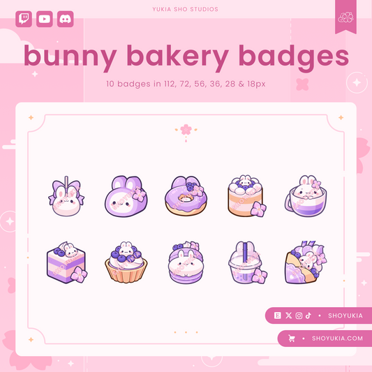 用於 Twitch/YouTube/Discord 的 Kitsune 面具子徽章