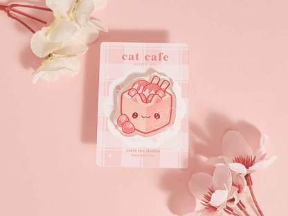 Cat Cafe 1.5"Acrylic Pin Bundle
