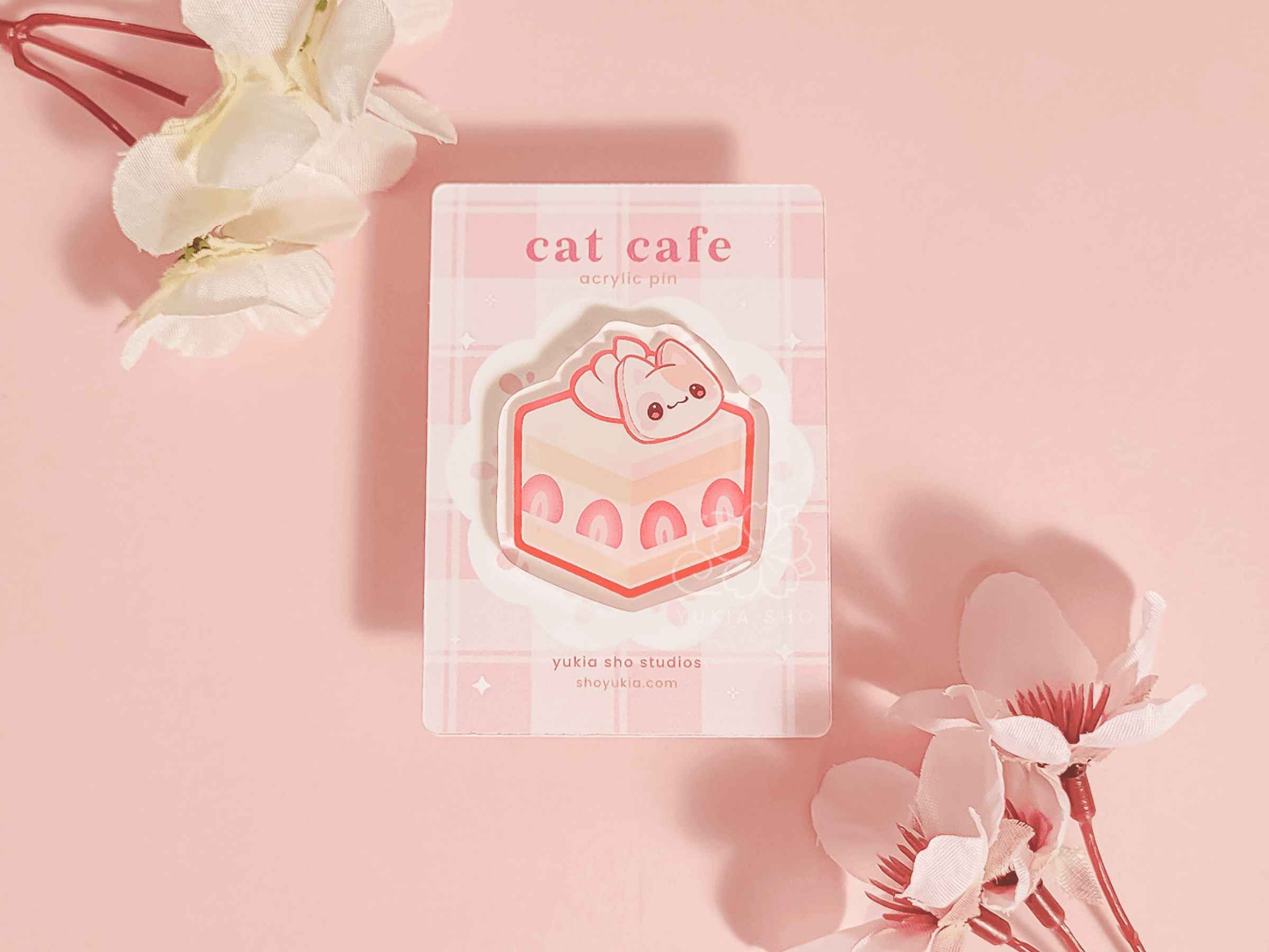 Cat Cafe 1.5"Acrylic Pin Bundle