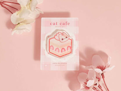 Cat Cafe 1.5"Acrylic Pin Bundle