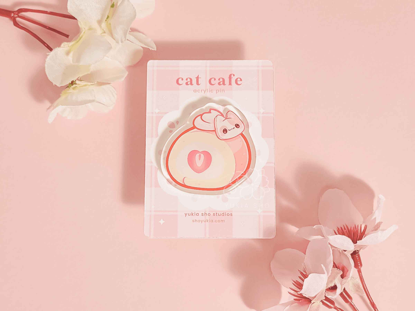 Cat Cafe 1.5"Acrylic Pin Bundle
