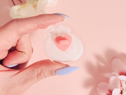 Cat Cafe Cake Roll 1.5"Acrylic Pin