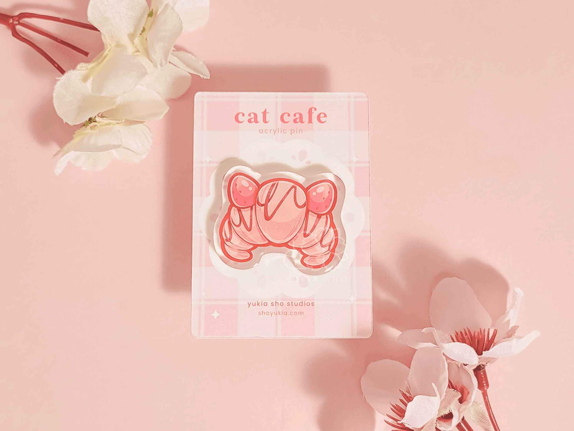 Cat Cafe 1.5"Acrylic Pin Bundle