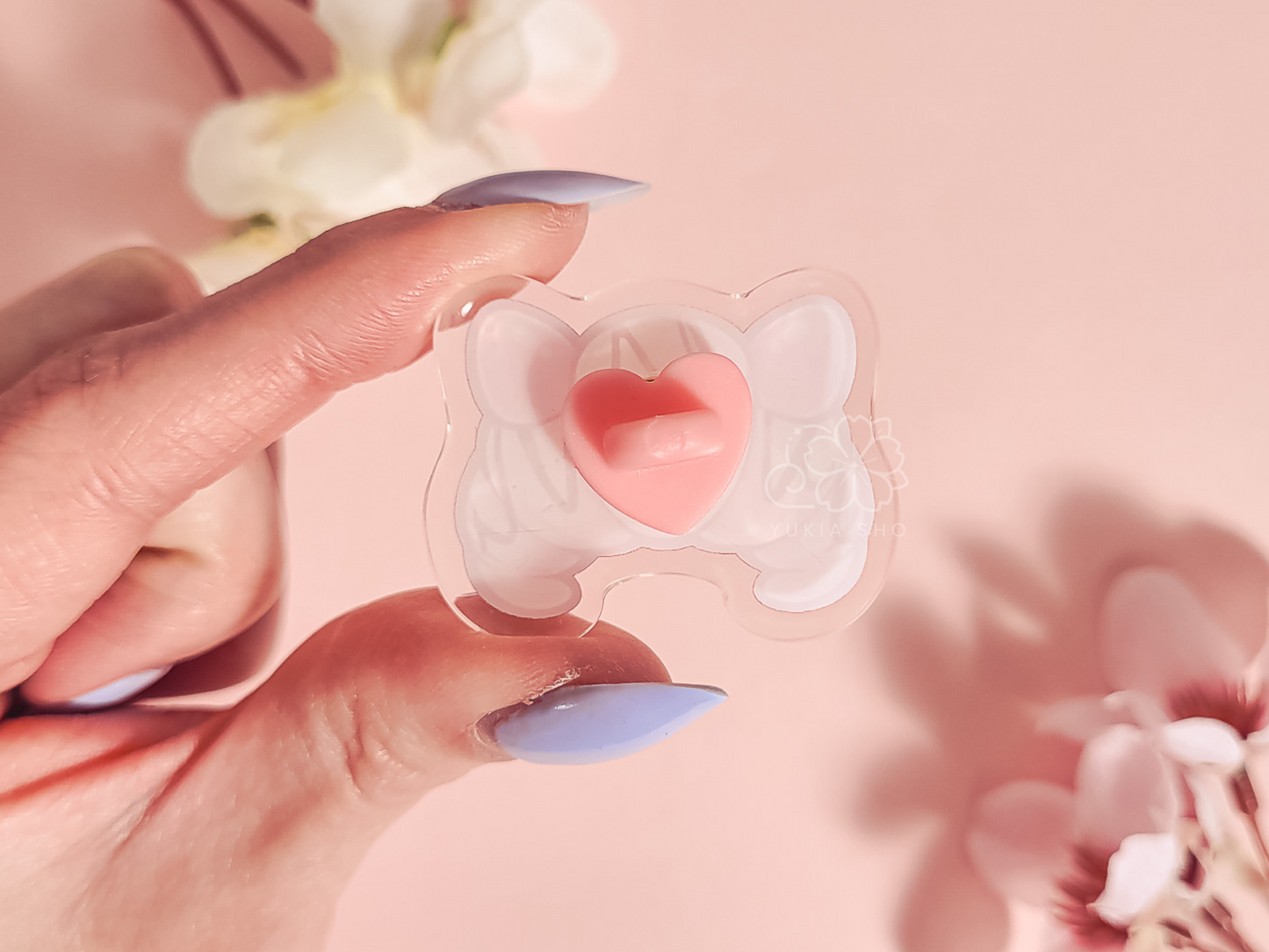 Cat Cafe Croissant 1.5"Acrylic Pin