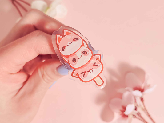 Cat Cafe Dango 1.5"Acrylic Pin