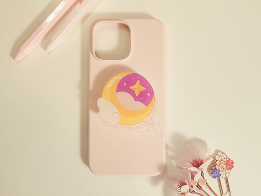 Celestial Moon Acrylic Phone Grip