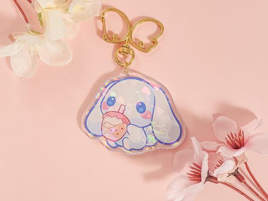 Kawaii Cinna Sip Acrylic Keychain Charm