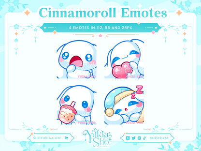 Kawaii Cinna Roll Emotes