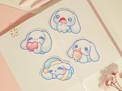 Kawaii Cinna Roll 3" Vinyl Stickers (Set 2)