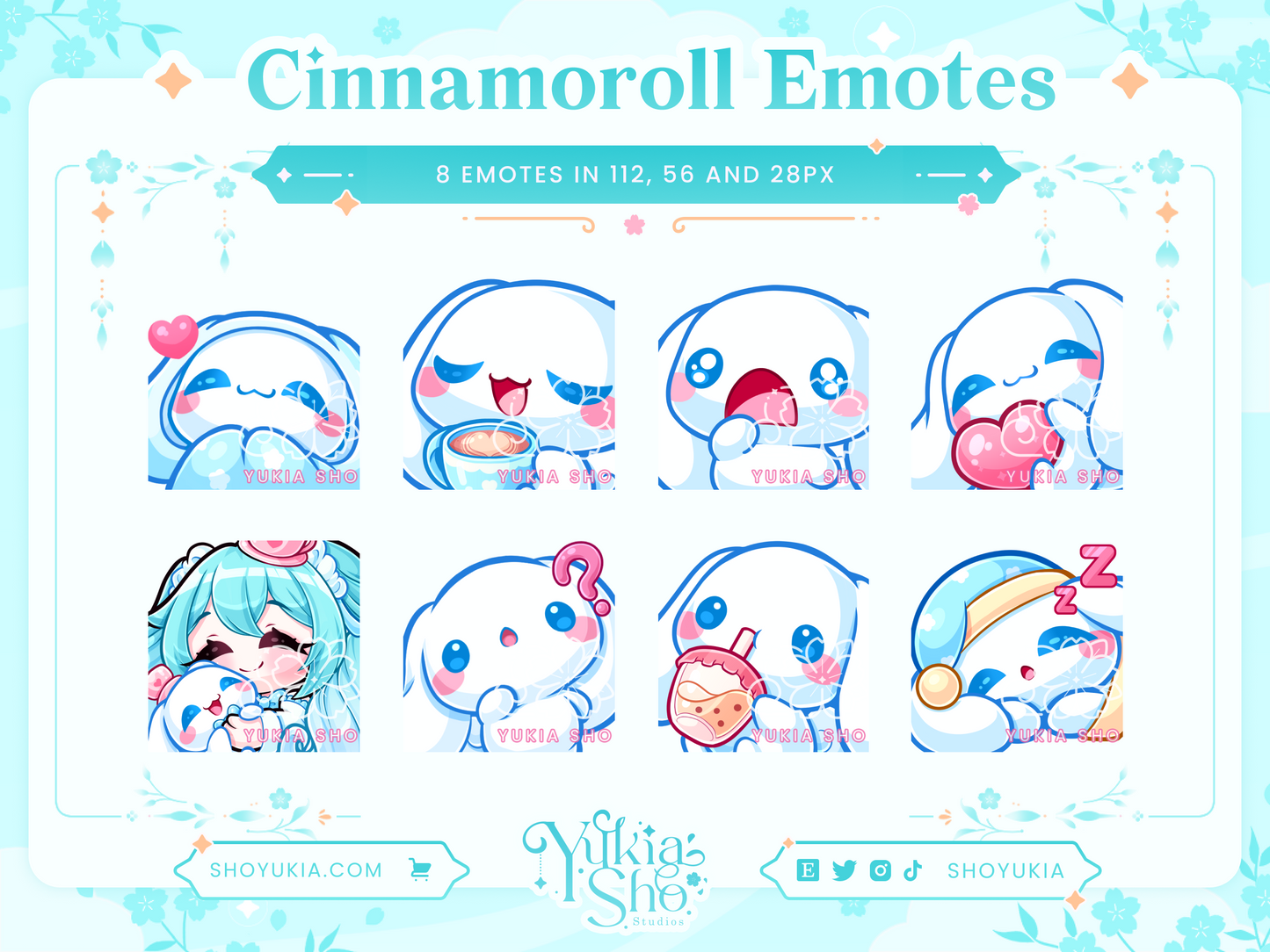 Kawaii Cinna Roll Emotes